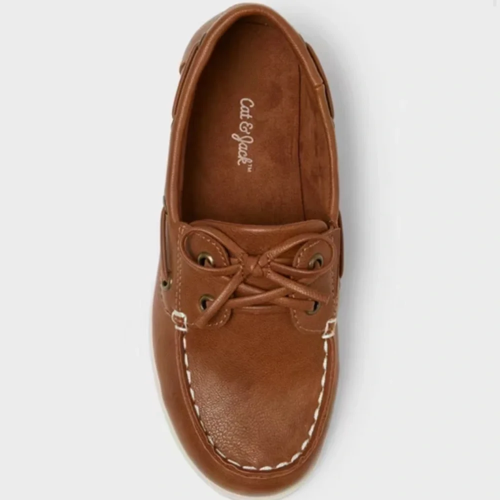 Kids' Easton Boat Shoes - Cat & Jack™ Cognac